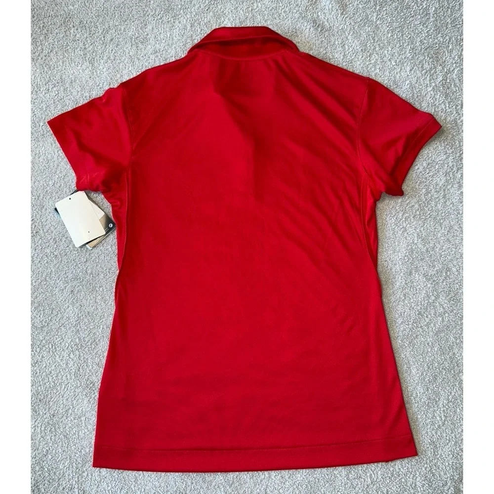 NWT‎ Fresno State Nike Polo Shirt Red Womens Size Small